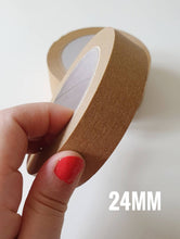 Load image into Gallery viewer, Recyclable Kraft Brown Parcel Tape 50m Roll - 19mm, 24mm or 48mm