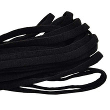 Load image into Gallery viewer, 5mm Black Soft Elastic for Face Mask Making