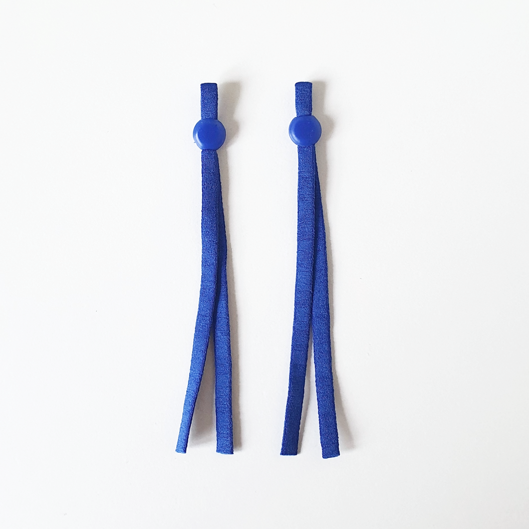 Cobalt Blue Pre-Cut Adjustable Soft Elastic Straps for Face Masks