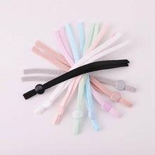 Load image into Gallery viewer, 5mm Pre-Cut Adjustable Pastel Elastic Straps for Face Masks