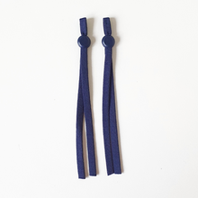Load image into Gallery viewer, Navy Pre-Cut Adjustable Soft Elastic Straps for Face Masks