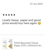 Load image into Gallery viewer, 100% Recycled Tissue Paper in 5 Colours