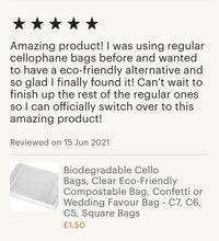 Load image into Gallery viewer, 167mm x 230mm (C5) Clear Biodegradable Eco Cello Bags