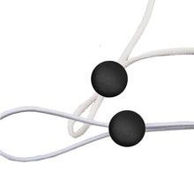 Load image into Gallery viewer, ROUND Silicone Toggles for Elastic Cord Loops | Face Mask Adjuster Beads