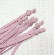 Load image into Gallery viewer, 5mm Pre-Cut Adjustable Dusty Pink Elastic Straps for Face Masks