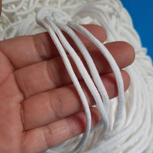 Load image into Gallery viewer, 3mm White Elastic Cord for Face Masks Sewing