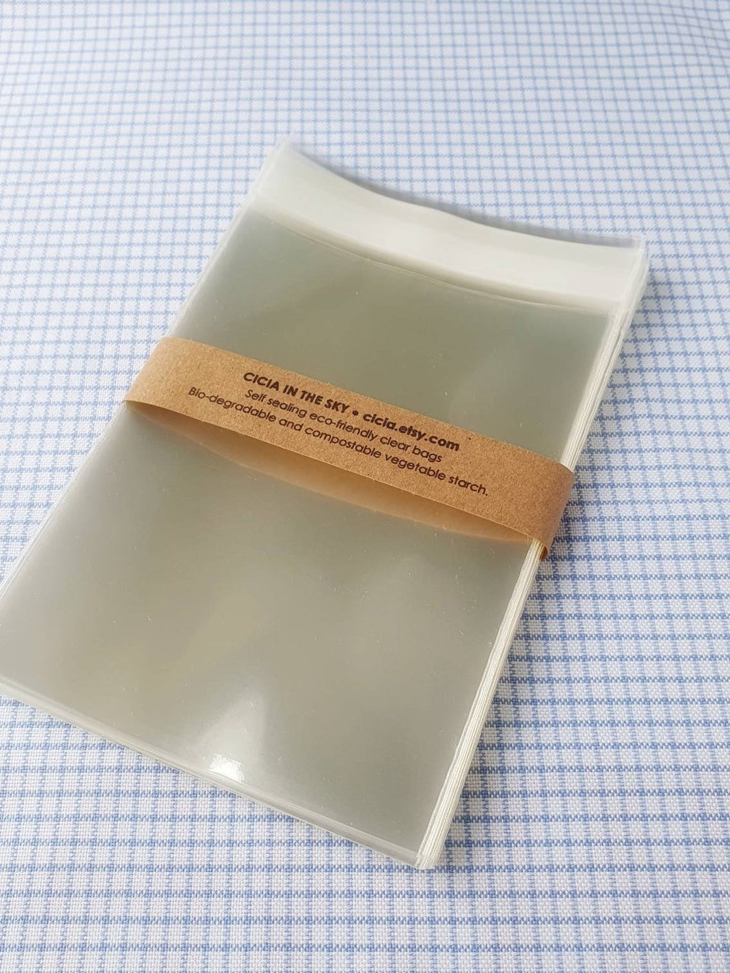 120mm x 162mm (C6) Clear Biodegradable Cello Bags