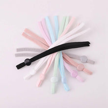 Load image into Gallery viewer, 5mm Pre-Cut Adjustable Pastel Elastic Straps for Face Masks
