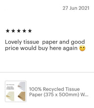 Load image into Gallery viewer, 100% Recycled Tissue Paper in 5 Colours
