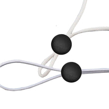 Load image into Gallery viewer, ROUND Silicone Toggles for Elastic Cord Loops | Face Mask Adjuster Beads
