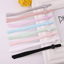 Load image into Gallery viewer, 5mm Pre-Cut Adjustable Pastel Elastic Straps for Face Masks
