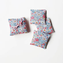Load image into Gallery viewer, 3pcs Handmade Lavender Sachets - FORGET ME NOT BLOSSOM Liberty Print
