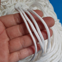 Load image into Gallery viewer, 3mm White Elastic Cord for Face Masks Sewing
